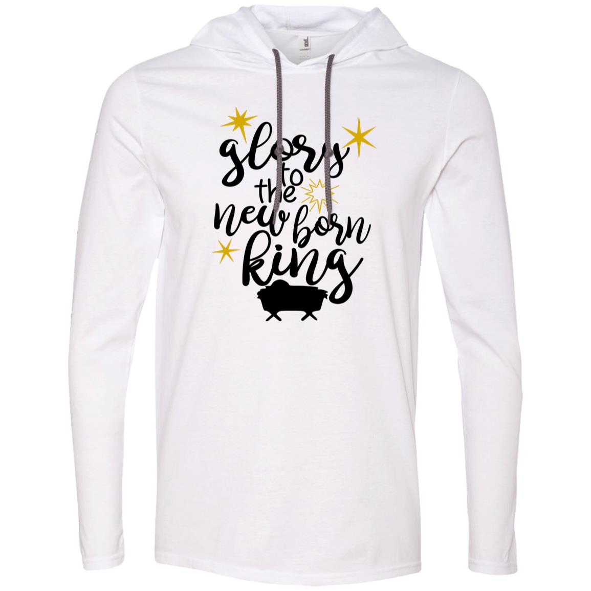 Glory to the new born King - Men/Women Unisex Long Sleeve Hoodie T