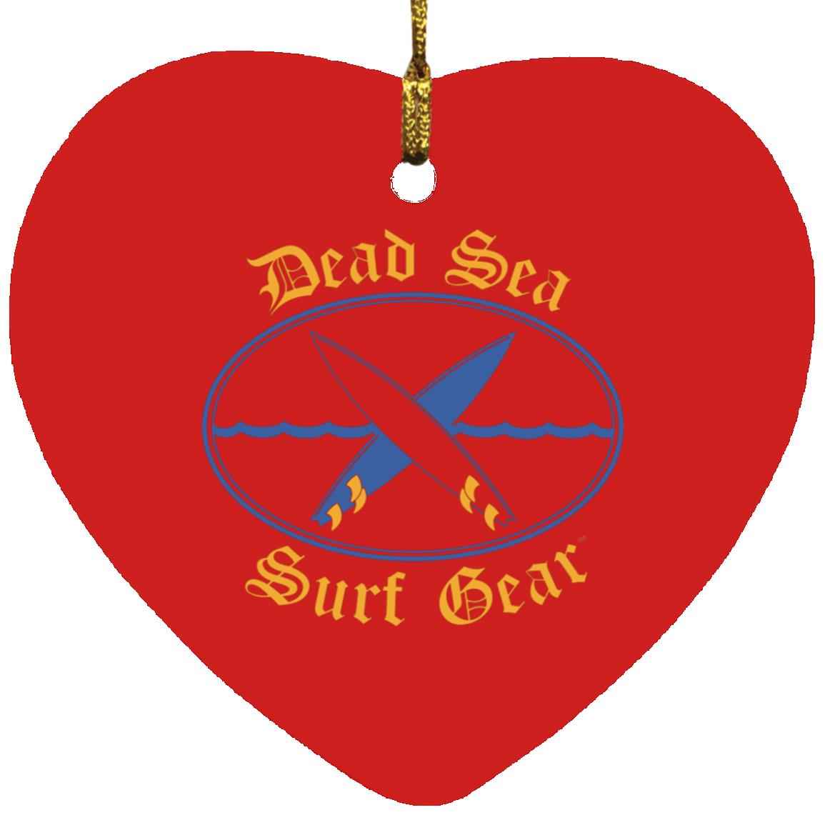 Dead Sea Surf Gear Dead Sea Surf Gear Heart Ornament