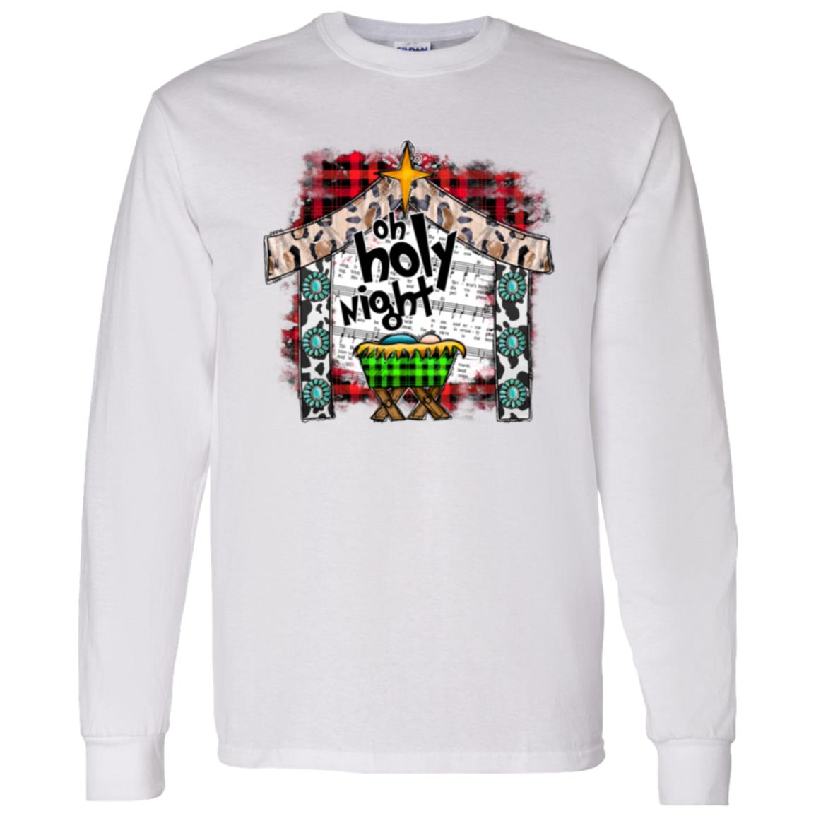 Oh Holy Night - Men/Women Unisex Classic Long Sleeve T-Shirt