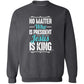 Jesus is King Men/Women Unisex Crewneck Sweatshirt