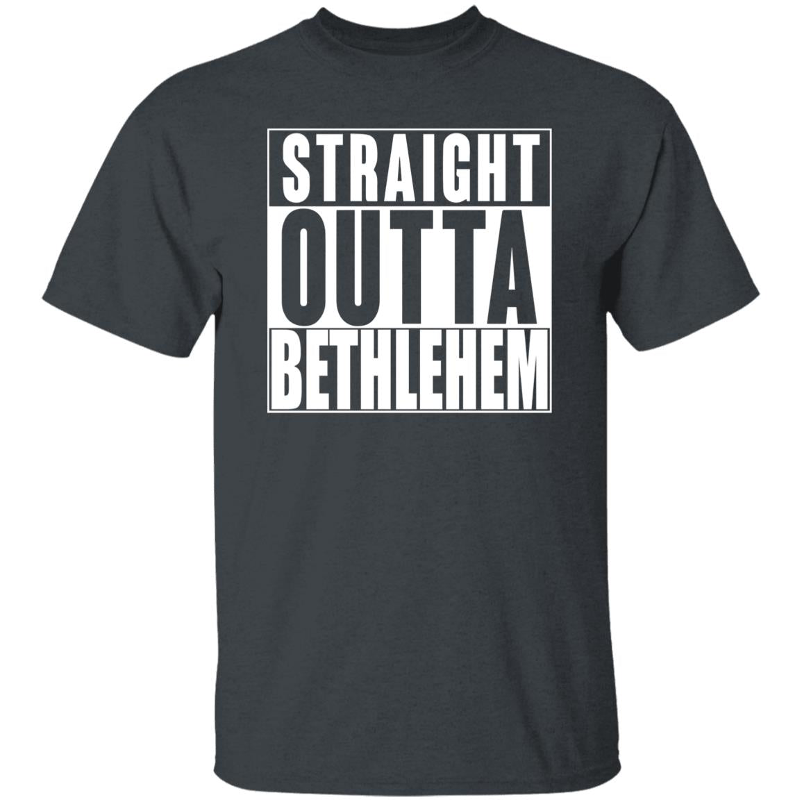 Straight Outta Bethlehem - Men's Cotton Short Sleeve T-Shirt