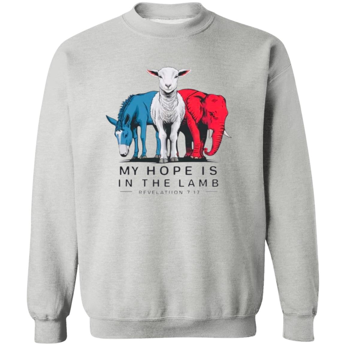 Hope in the Lamb- Men/Women Unisex Crewneck Sweatshirt