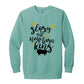 Glory to the new born King - Men/Women Unisex Soft-Washed Crewneck Sweatshirt