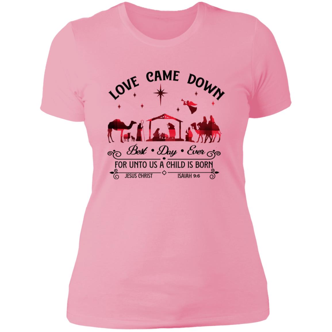 Love Came Down - Women's Boyfriend T-Shirt