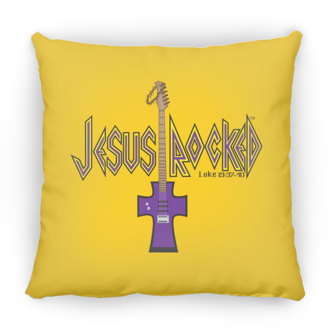 Cross Guitar - Large Square Pillow