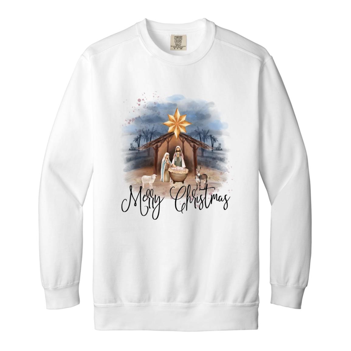 Merry Christmas - Men/Women Unisex Soft-Washed Crewneck Sweatshirt