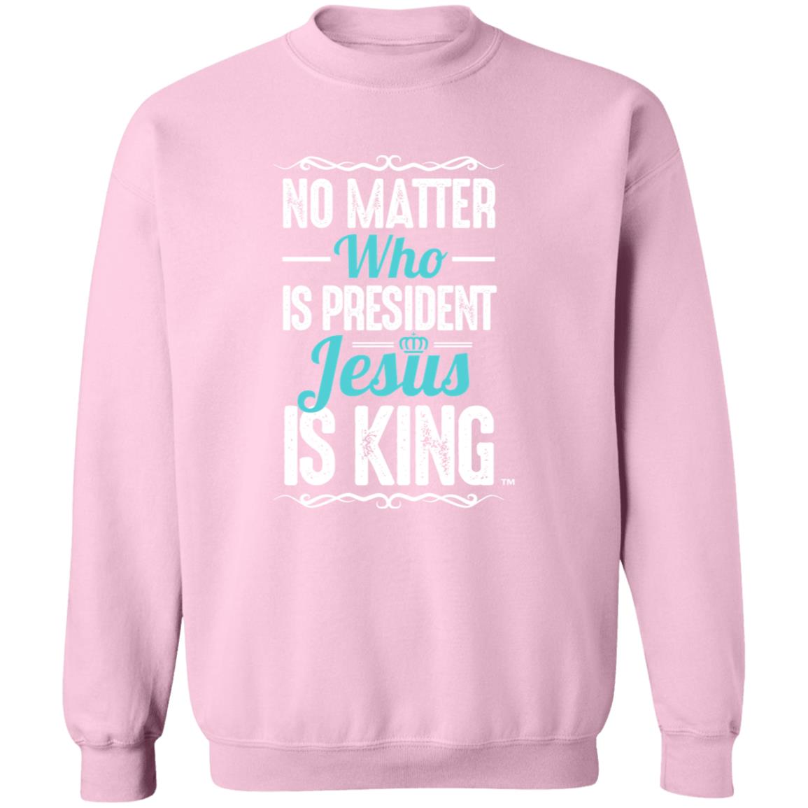 Jesus is King Men/Women Unisex Crewneck Sweatshirt