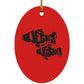 OneFish TwoFish Oval Ornament
