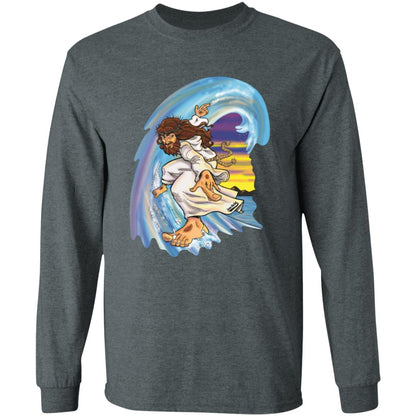 Big Jesus Wave - Men/Women Unisex Classic Long Sleeve T-Shirt