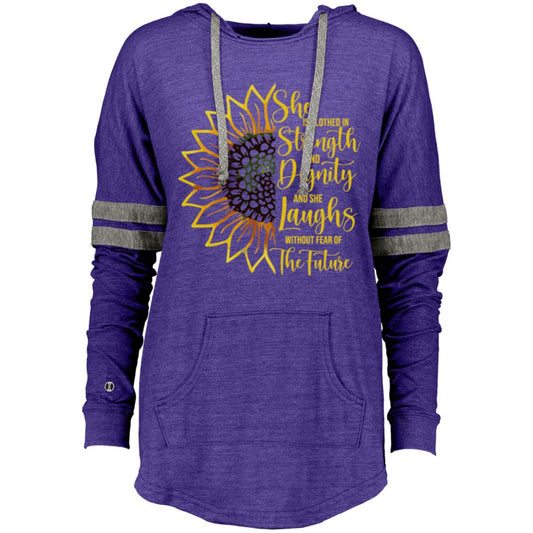 Sunflower Strength & Dignity Mother's Day Women's Low Key Hoodie T Pullover