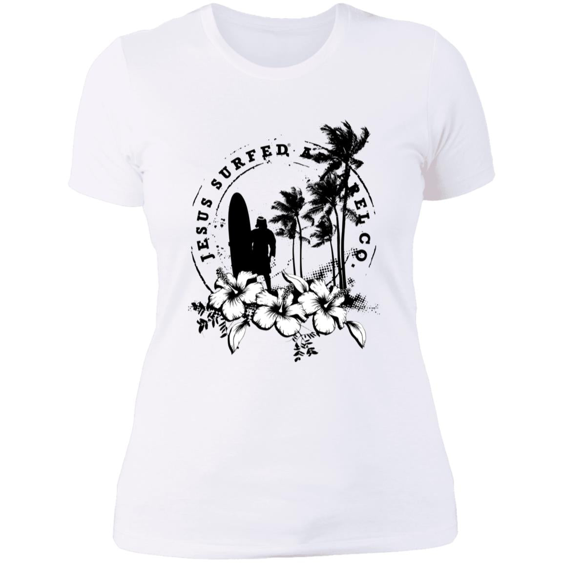 Jesus Surfed Apparel Women's Boyfriend T-Shirt