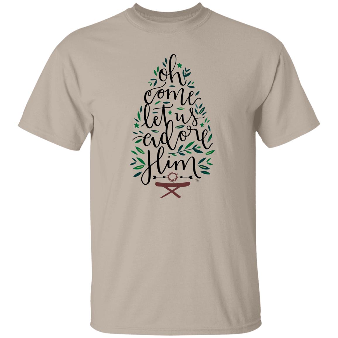 Let us adore Him  - Men's Cotton Short Sleeve T-Shirt