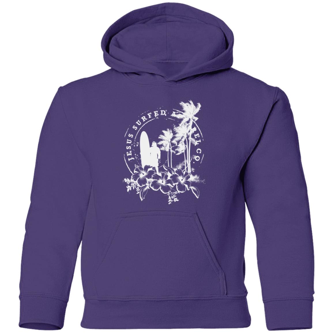 Jesus Surfed Apparel - Boy's/Girl's Youth Cotton Hoodie