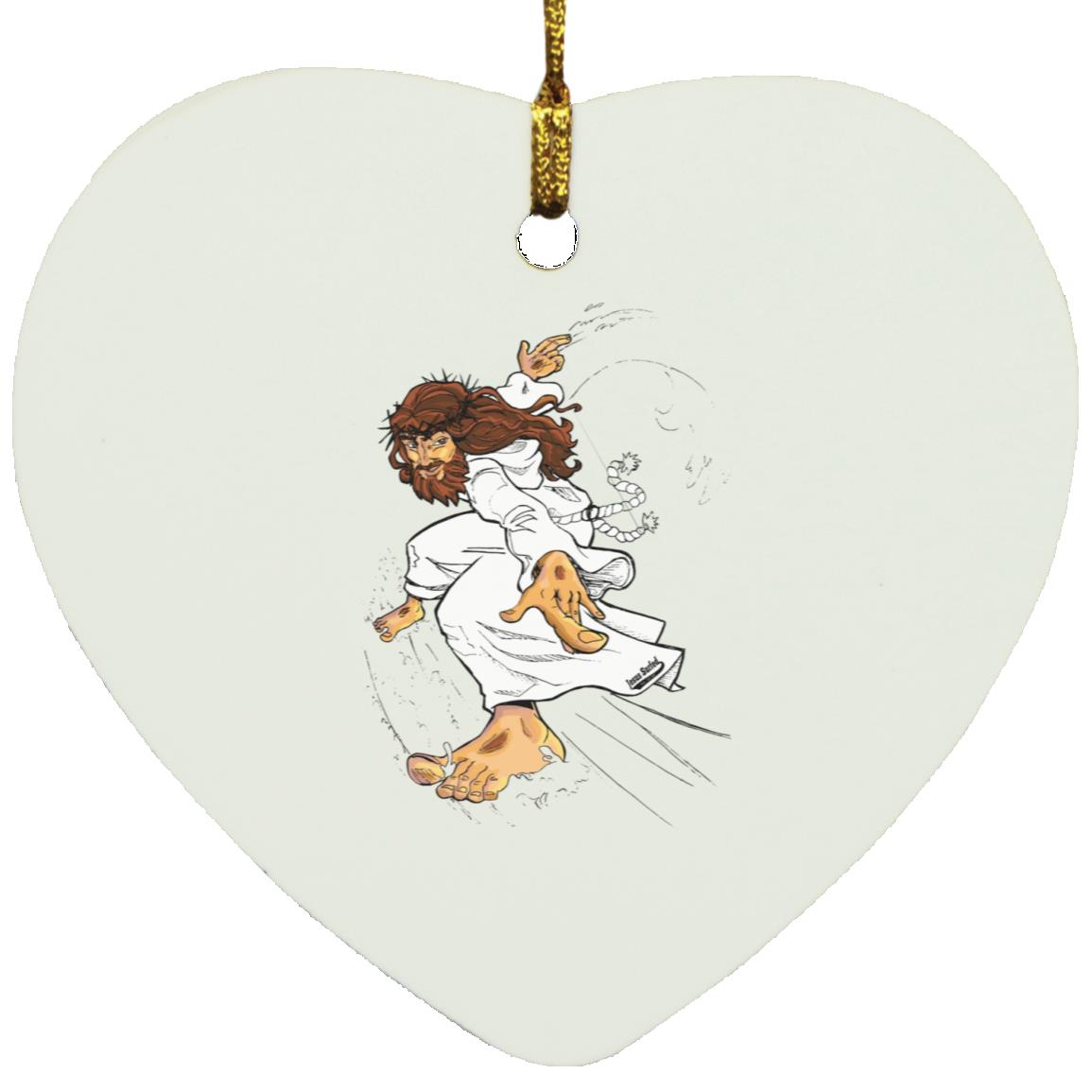 Big Jesus Heart Ornament