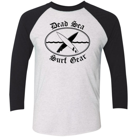 Dead Sea Surf Gear Men's Premium 3/4 Sleeve Raglan
