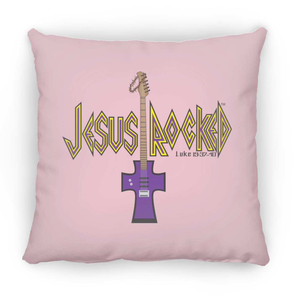 Cross Guitar - Large Square Pillow