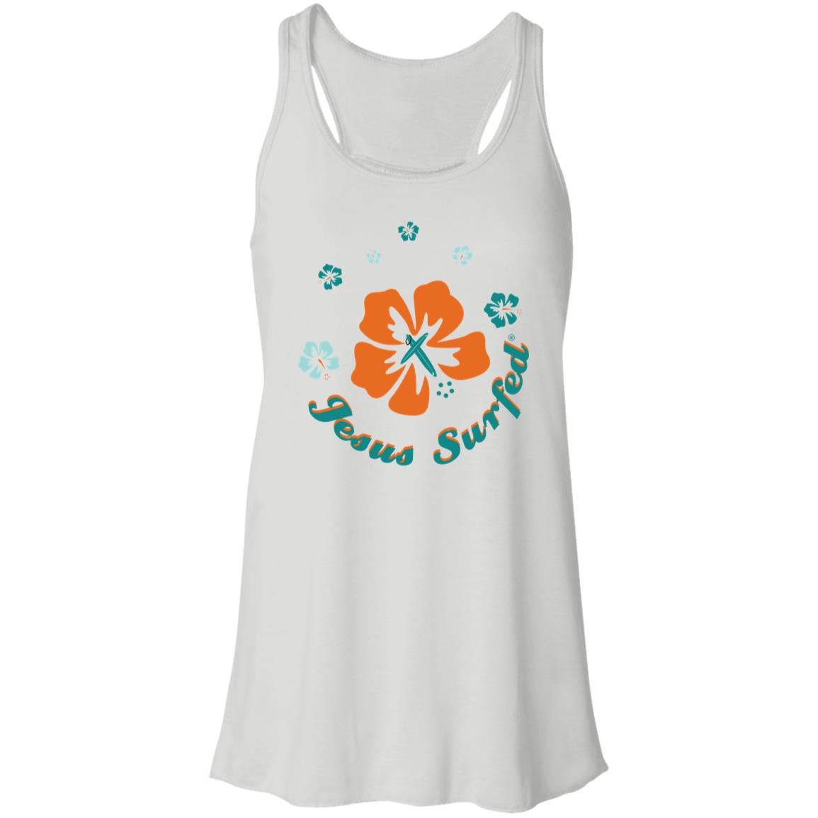 Ring of Flowers - Women's Flowy Racerback Tank