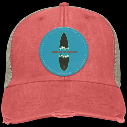 Broken Board - Distressed Ollie Cap - Circle Patch