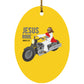 Cruis'n Jesus Oval Ornament