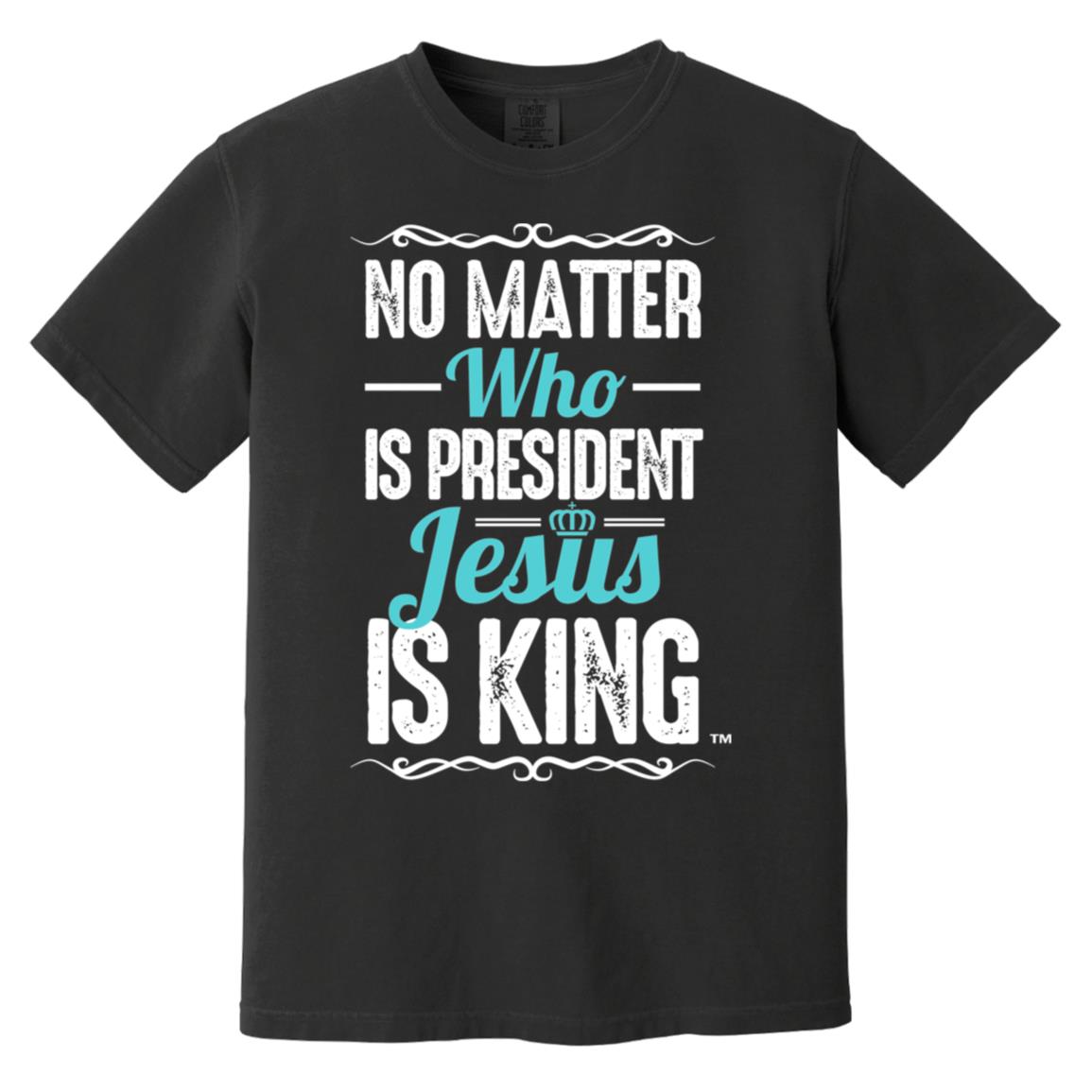 Jesus is King - Men's Soft-Washed Comfort Cotton Short Sleeve T-Shirt