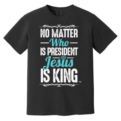 Jesus is King Men's Soft-Washed Comfort Cotton Short Sleeve T-Shirt