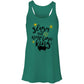 Glory to the new born King - Women's Flowy Racerback Tank