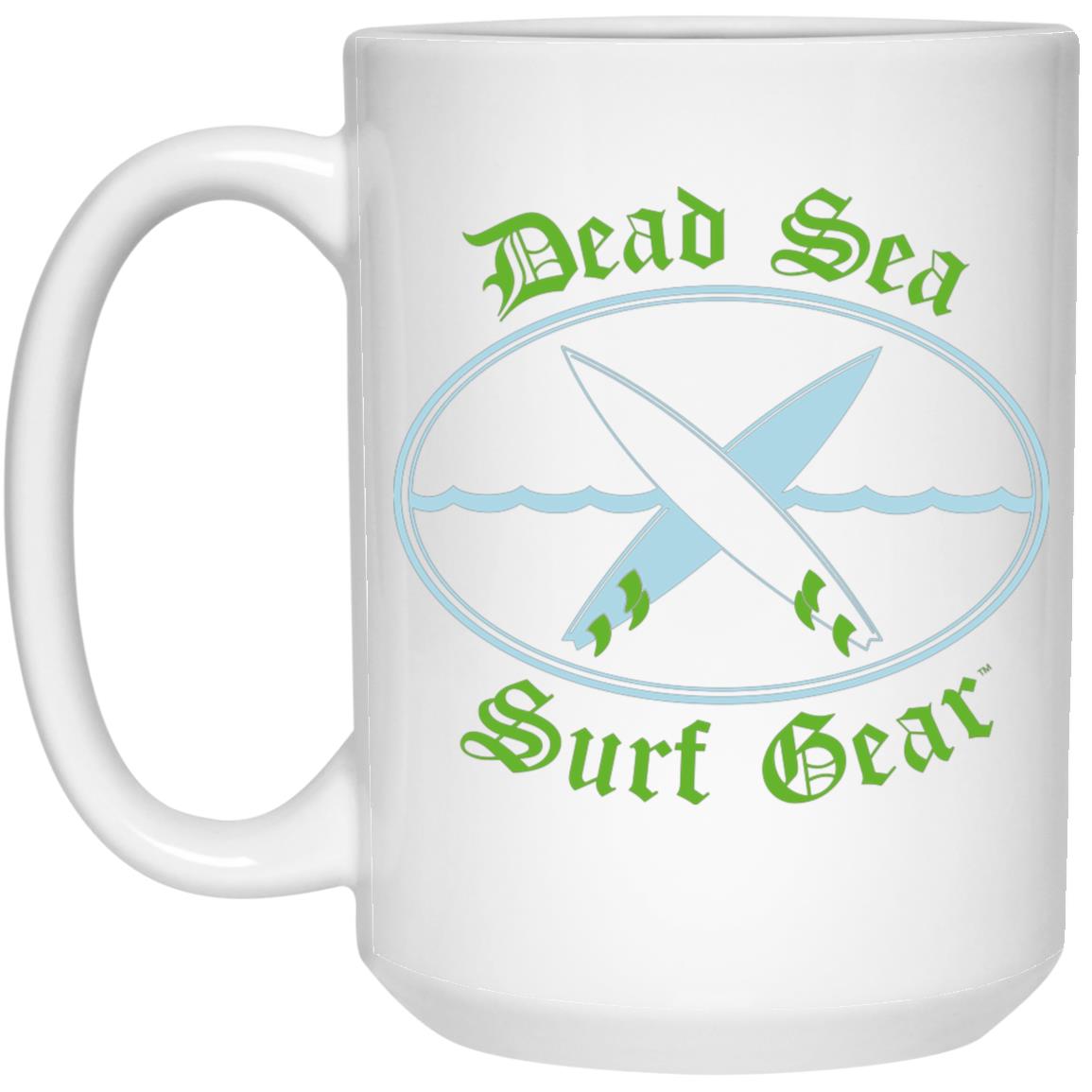Dead Sea Surf Gear 15oz White Mug