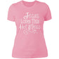 Jesus Loves This Hot Mess Mother's Day Women's Boyfriend T-Shirt