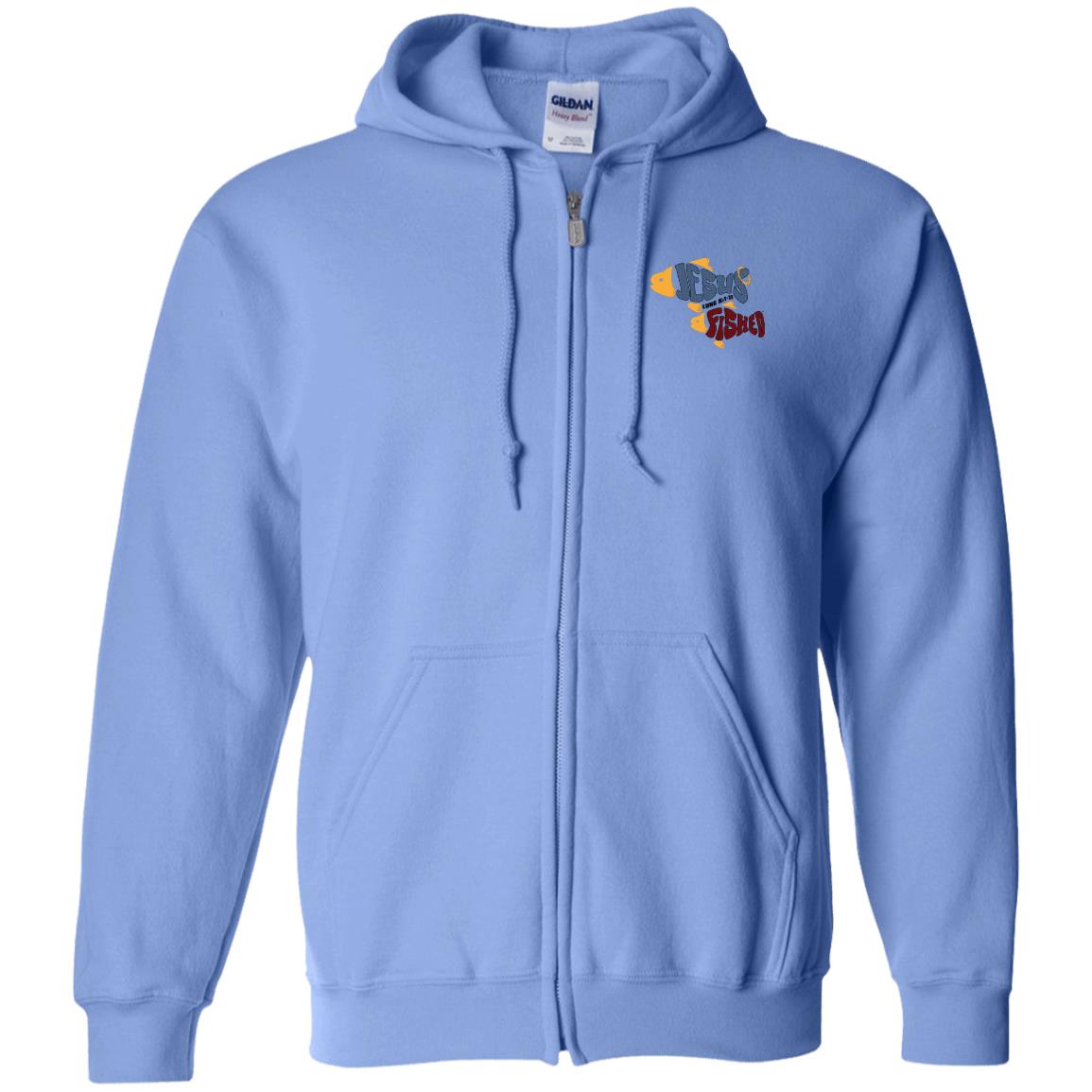 OneFish TwoFish - Men/Women Unisex Full Zip Hoodie