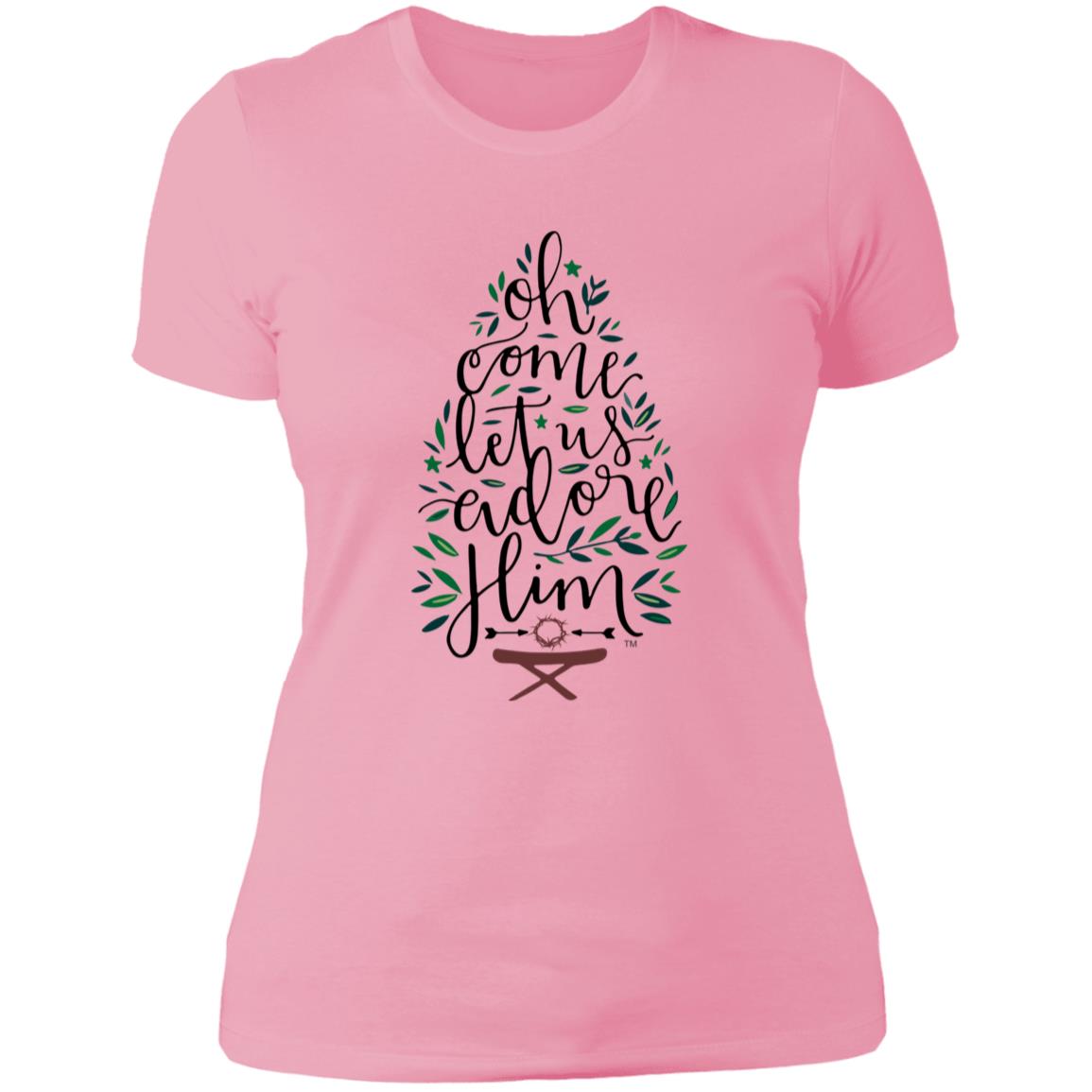 Let us adore Him - Women's Boyfriend T-Shirt