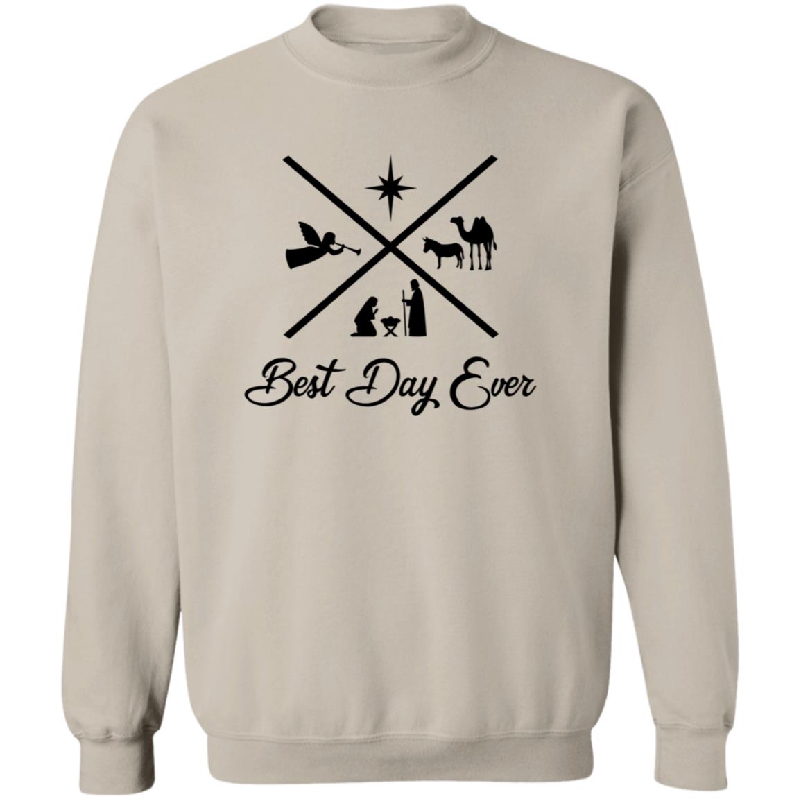 Best Day Ever - Men/Women Unisex Crewneck Sweatshirt