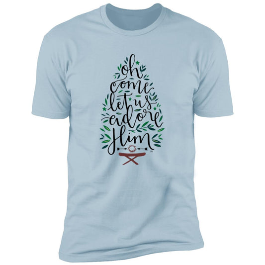 Let us adore Him - Men's Premium Short Sleeve T-Shirt