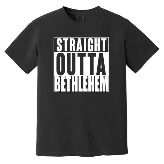 Straight Outta Bethlehem - Men's Soft-Washed Comfort Cotton Short Sleeve T-Shirt