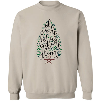 Let us adore Him - Men/Women Unisex Crewneck Sweatshirt