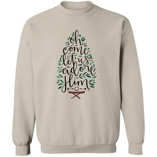 Let us adore Him - Men/Women Unisex Crewneck Sweatshirt