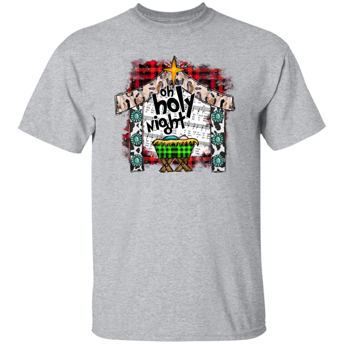 Oh Holy Night - Men's Cotton Short Sleeve T-Shirt