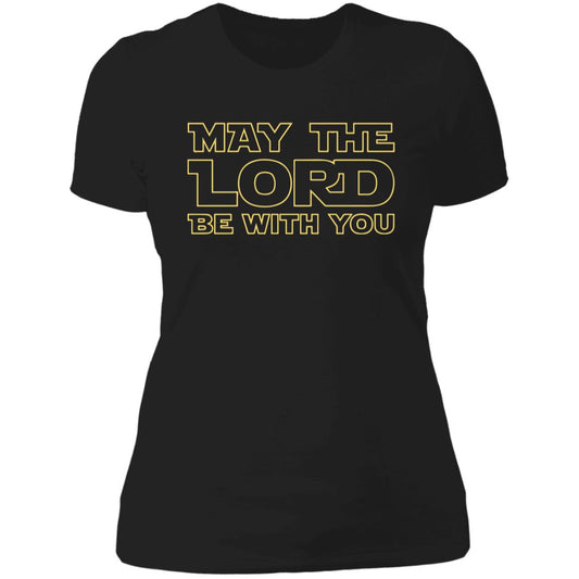May The Lord Be With You Women's Boyfriend T-Shirt