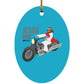 Cruis'n Jesus Oval Ornament