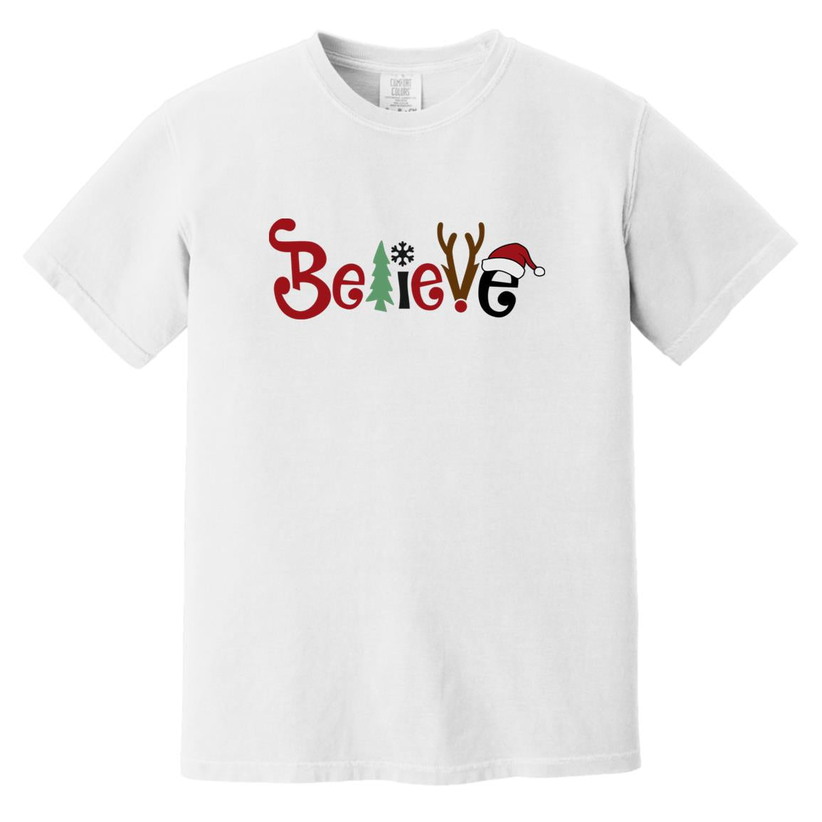 Believe - Men's Soft-Washed Comfort Cotton Short Sleeve T-Shirt