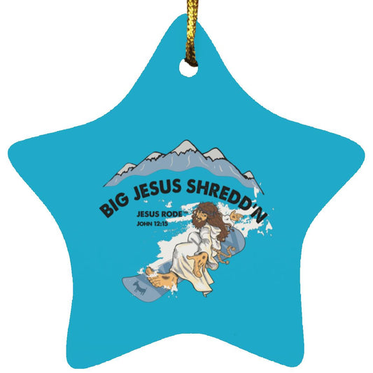 Shredd'n Jesus Star Ornament