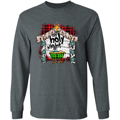 Oh Holy Night - Men/Women Unisex Classic Long Sleeve T-Shirt