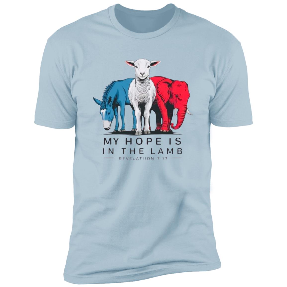 Hope in the Lamb - Men's Premium Short Sleeve T-Shirt