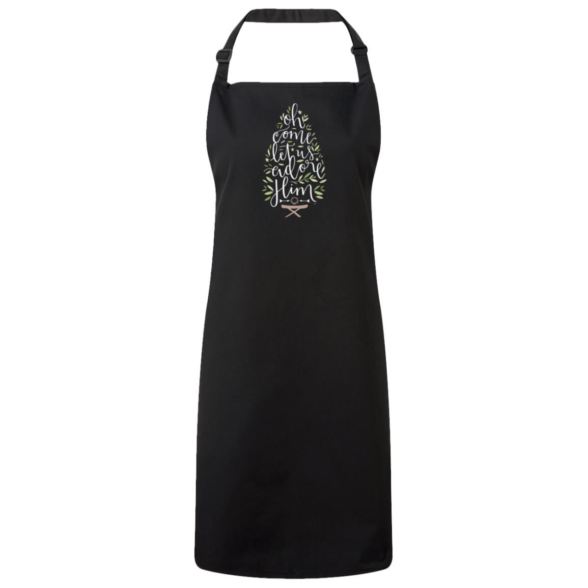 Let us adore Him - Sustainable Unisex Bib Apron