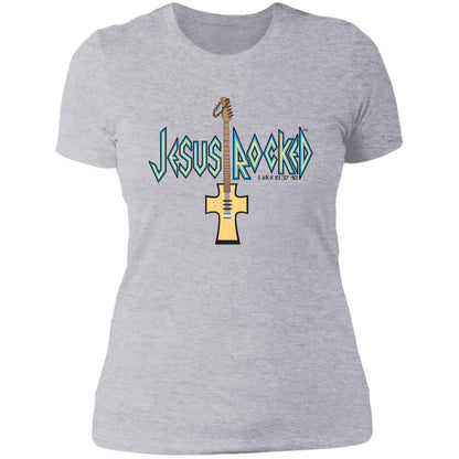 Cross Guitar - Women's Boyfriend T-Shirt