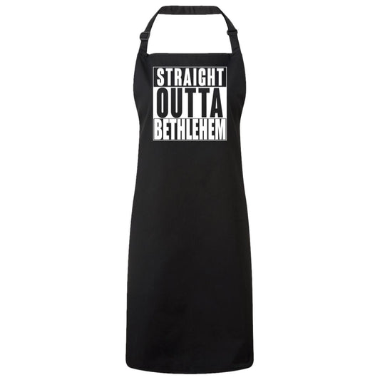 Straight Outta Bethlehem - Sustainable Unisex Bib Apron