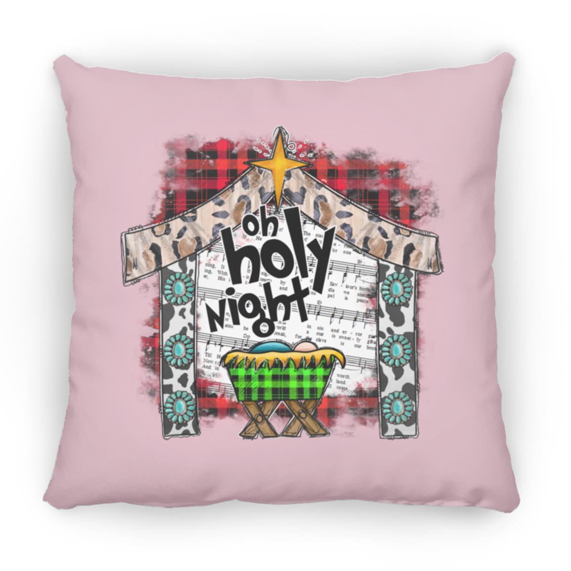 Oh Holy Night - Large Square Pillow