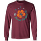 Ring of Flowers Men/Women Unisex Cotton Long Sleeve T-Shirt
