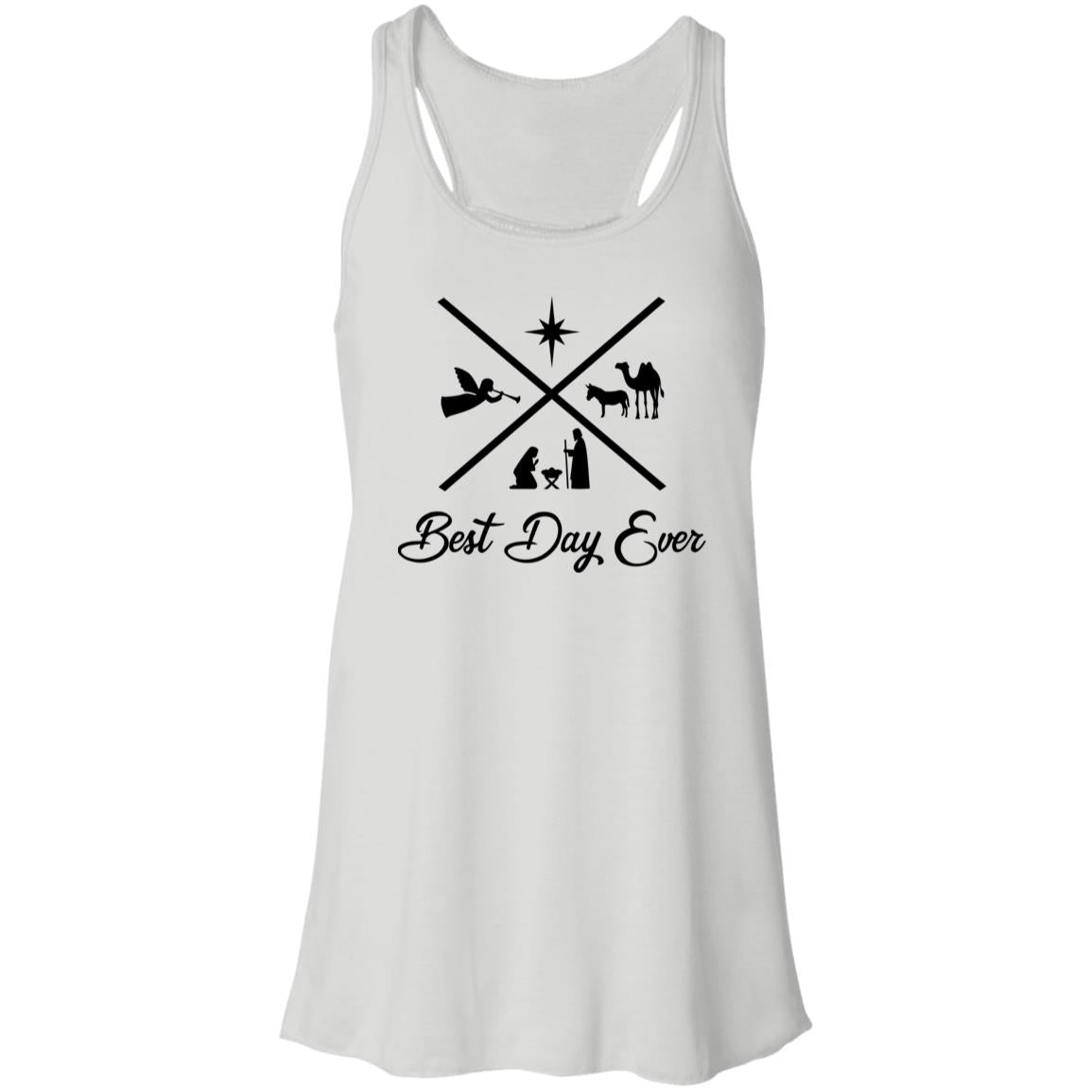 Best Day Ever - Women's Flowy Racerback Tank