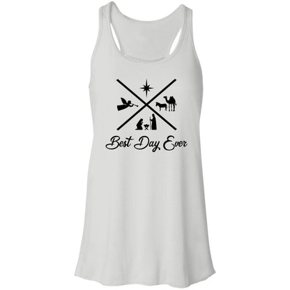 Best Day Ever - Women's Flowy Racerback Tank