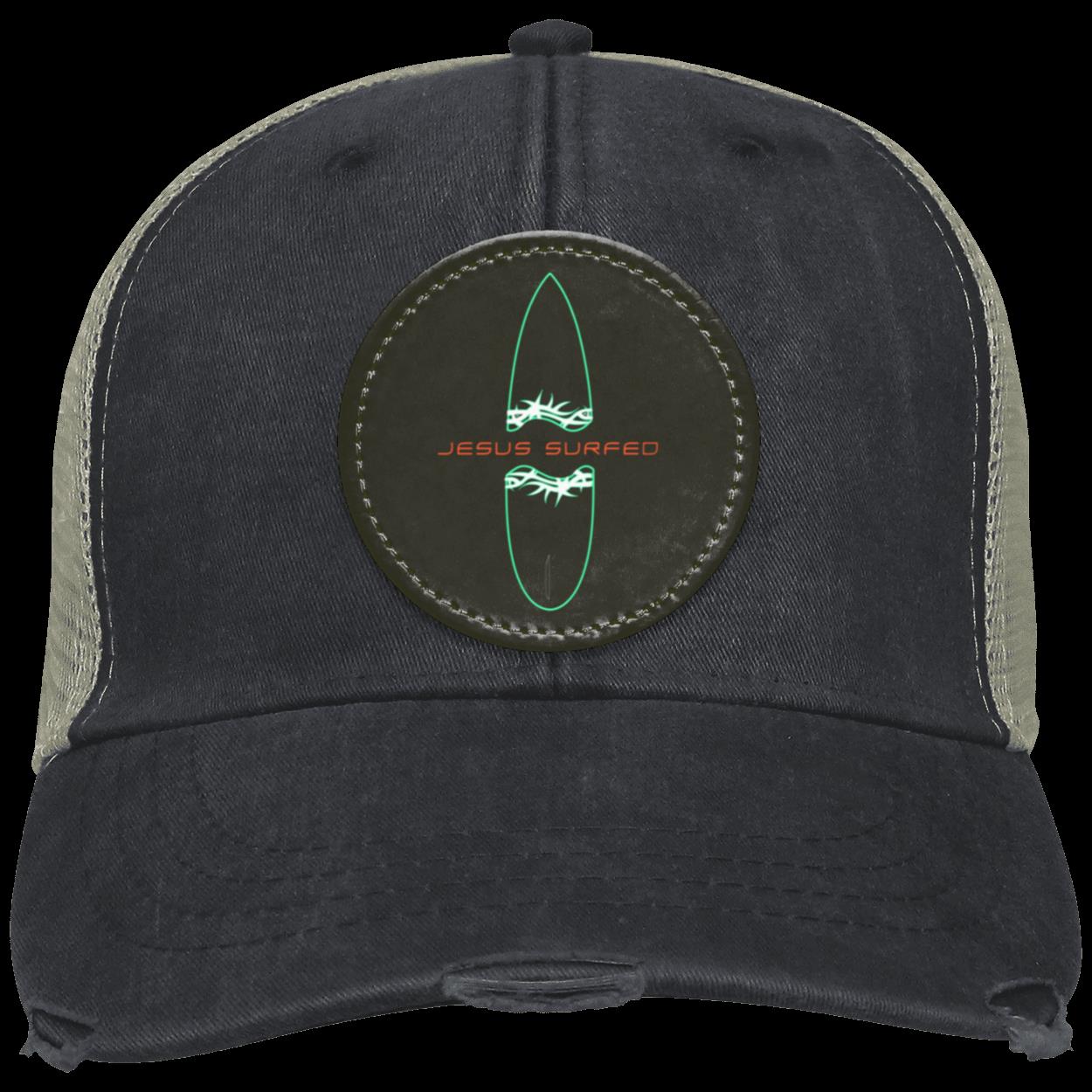 Broken Board Distressed Ollie Cap - Circle Patch